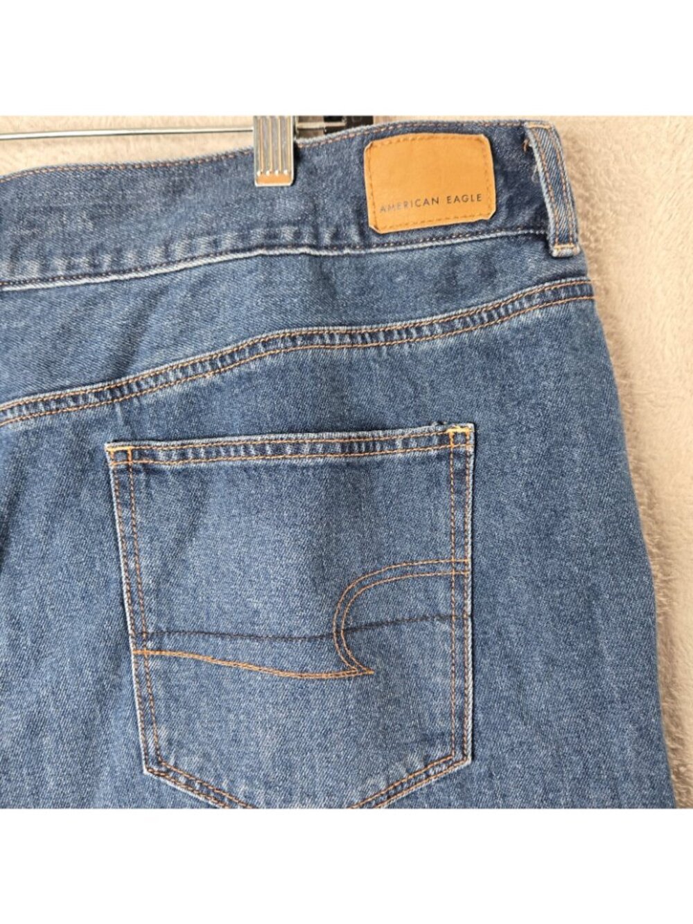 American Eagle 20 Mom Shorts Denim Jean Shorts Raw Hem Cut off Festival Party - Picture 9 of 11